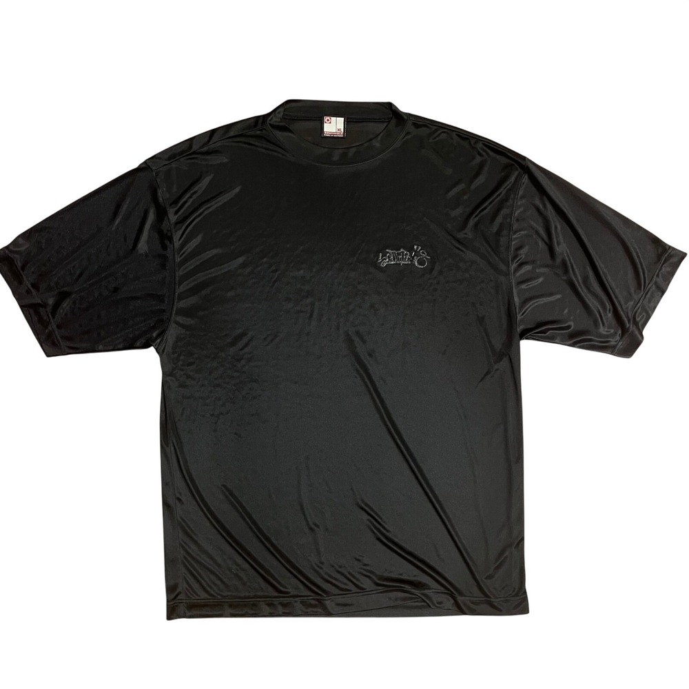 Southpole T-Shirt Mens XL Black Polyester Performance Streetwear Y2K